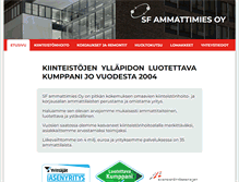 Tablet Screenshot of ammattimies.com